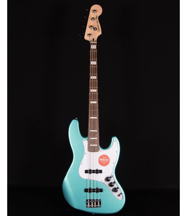 Squier Affinity Active Jazz Bass, Laurel FB, Mystic Sea Foam Green