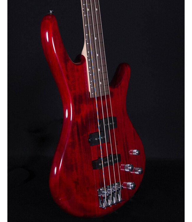 Ibanez GSR200 4-String Bass, Transparent Red