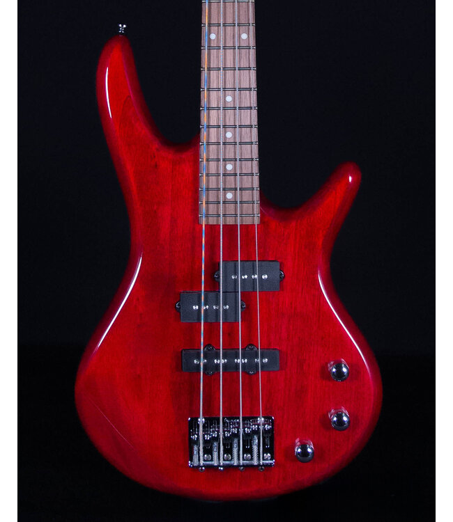 Ibanez GSRM20 Mikro 4-String Bass, Transparent Red