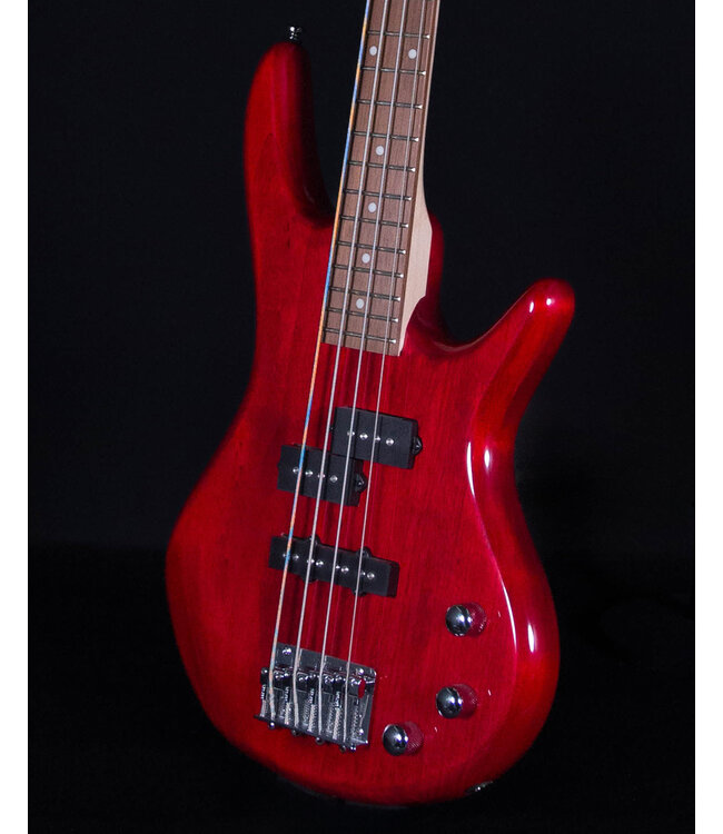 Ibanez GSRM20 Mikro 4-String Bass, Transparent Red