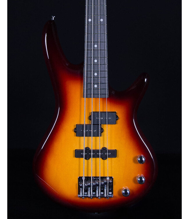 Ibanez GSRM20 Mikro 4-String Bass, Brown Sunburst
