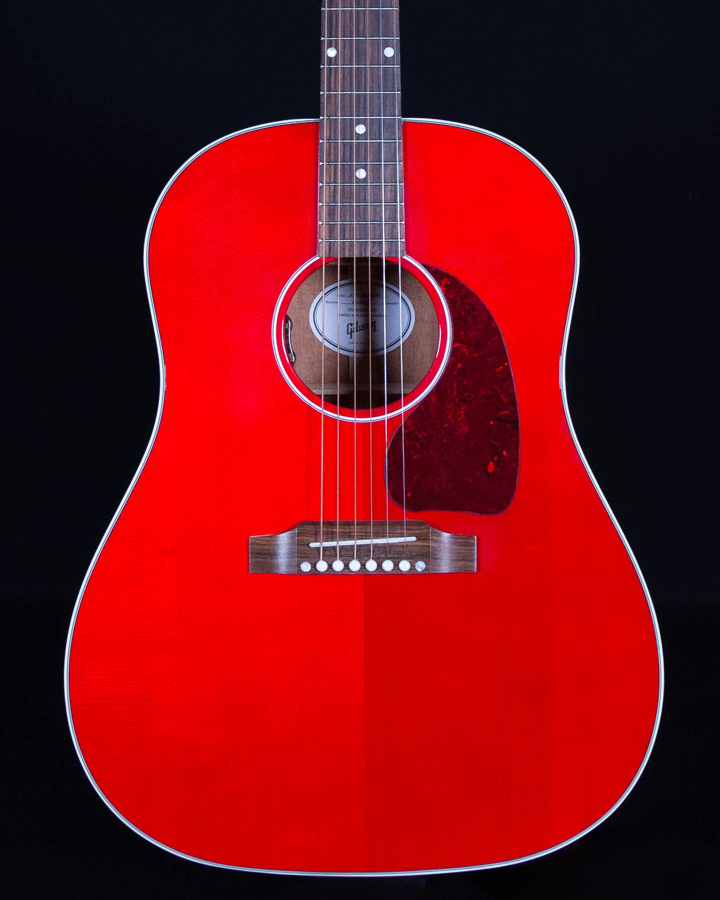 Gibson J45 Cherry, Mahogonay Back and Sides, Spruce Top, LR Baggs
