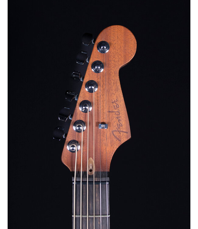 Fender American Acoustasonic Jazzmaster Ebony FB, Arctic White,