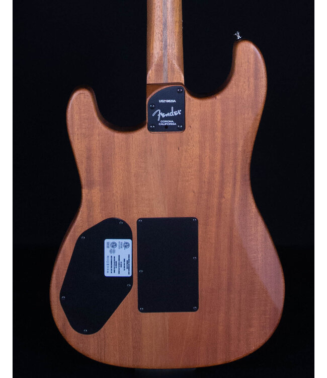 Fender American Acoustasonic Strat, Ebony FB, Dakota Red - Blem