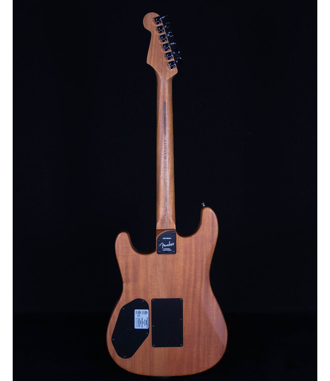 Fender American Acoustasonic Strat, Ebony FB, Dakota Red - Blem