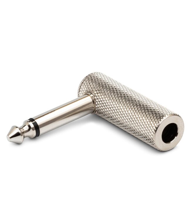 Hosa GPP-151 Right Angle Adapter, 1/4" TSF to 1/4" TSM