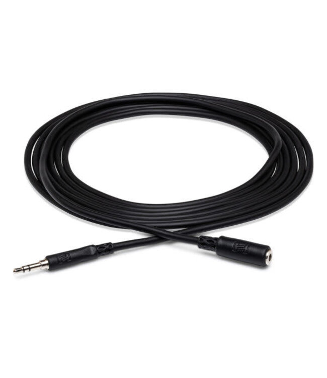 Hosa MHE-105 Headphone Extension Cable, 3.5 mm TRS to 3.5 mm TRS, 5 Foot