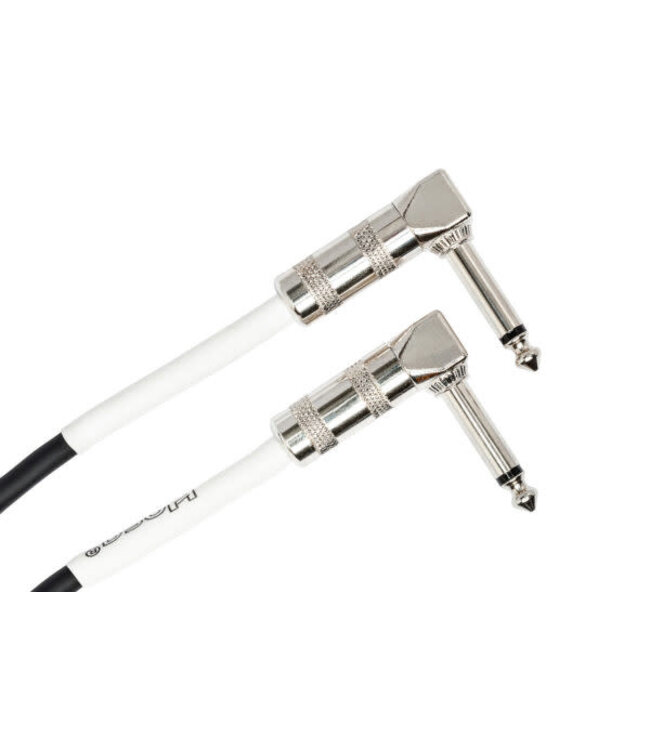 Hosa CPE-112 Guitar Patch Cable, Right-angle to Same - 12"