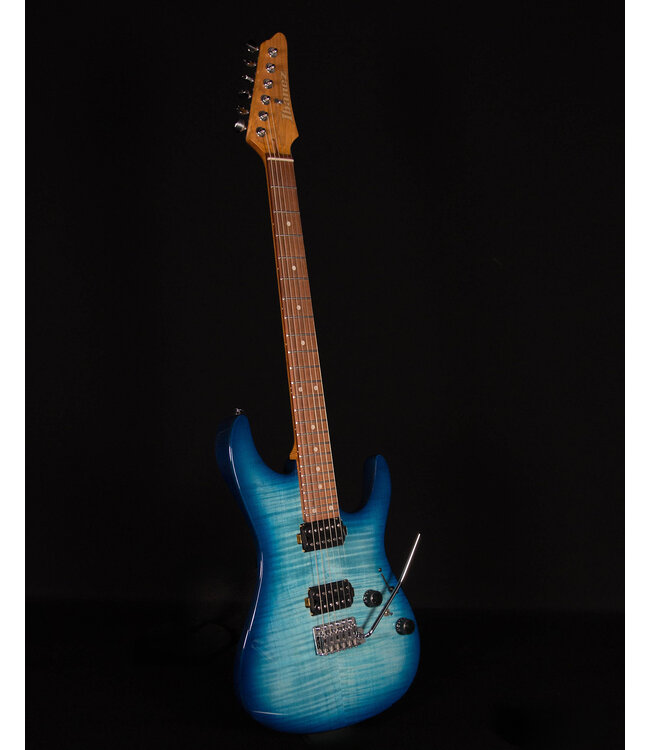 Ibanez AZ24S1F Flame Top Electric, Transparent Turquiose Burst