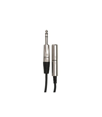 Hosa Hosa HXSS-010 Pro Headphone Extension Cable, Rean 1/4" TRS to 1/4" TRS - 10 Foot