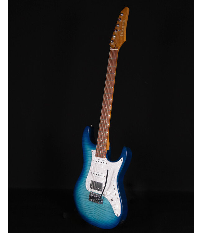 Ibanez AZ22S1F Flame Top Electric, Transparent Turquiose Burst