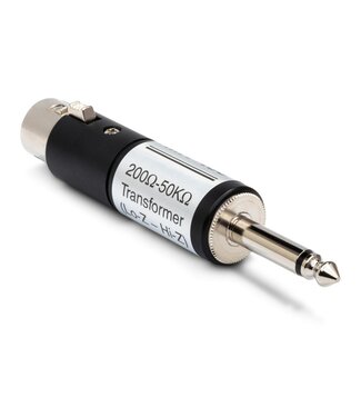 Hosa Hosa MIT-435 Impedance Transformer, XLR3F to 1/4" TS