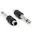 Hosa GPR-101 Adaptors, RCA to 1/4" TS - 2 pc