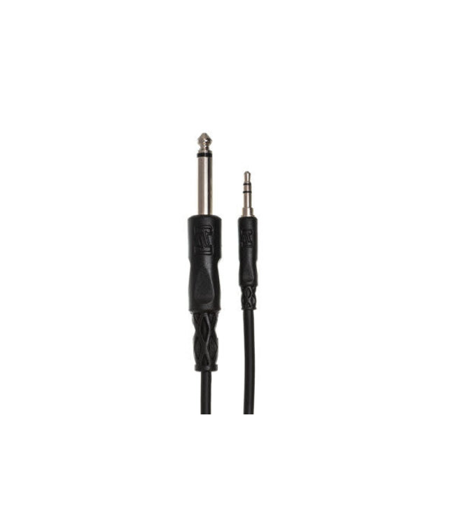 Hosa CMP-103 Mono Interconnect Cable, 1/4" TS to 3.5 mm TRS - 3 Foot