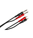 Hosa CPR-201 Stereo Interconnect Cable, Dual 1/4" TS to Dual RCA - 1M