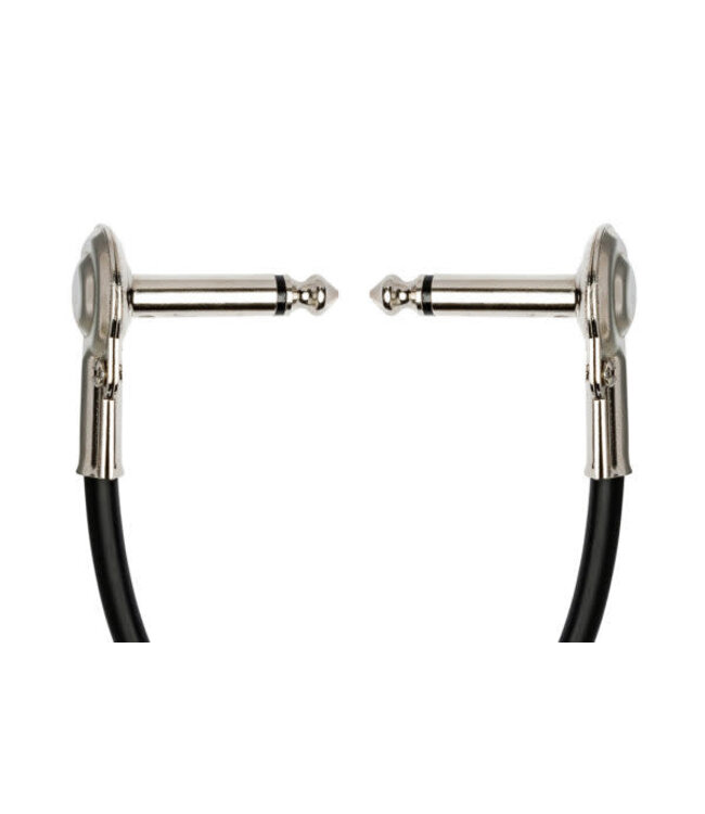 Hosa IRG-101 Guitar Patch Cable, Low-Profile Right-Angle to Same - 1 Foot