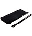 Hosa WTI-508 Black Hook & Loop Cable Tie, 0.5 in x 8 in - 50pc