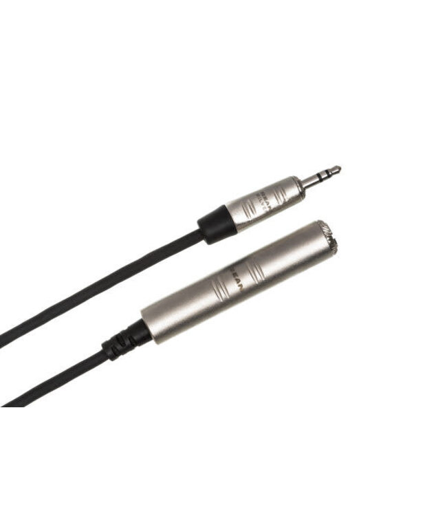 Hosa HXSM-005 Pro Headphone Adaptor Cable, REAN 1/4" TRS to 3.5 mm TRS - 5 Foot