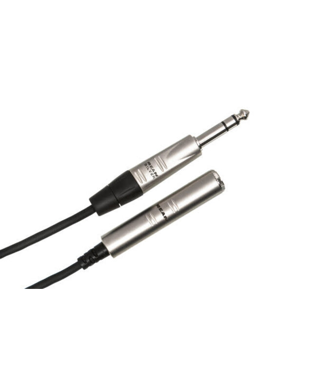Hosa HXSS-005 Pro Headphone Extension Cable, REAN 1/4" TRS to 1/4" TRS - 5 Foot
