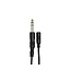 Hosa Hosa MHE-310 Headphone Extension Cable, 3.5 mm TRS to 1/4" TRS- 10 Foot