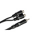 Hosa YRA-104 Y Cable, RCA to Dual RCAF - 6"