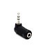 Hosa GMP-272 Right-angle Adapter, 3.5 mm TRS to Same