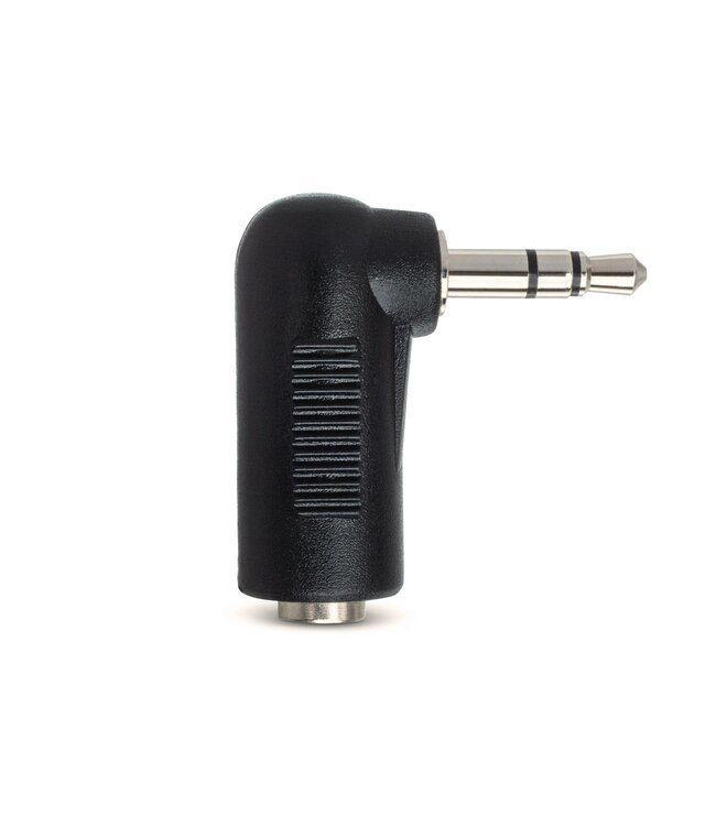 Hosa GMP-272 Right-angle Adapter, 3.5 mm TRS to Same