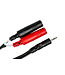 Hosa YMP-137 Stereo Breakout Cable, 3.5 mm TRS to Dual 1/4" TSF - 6"