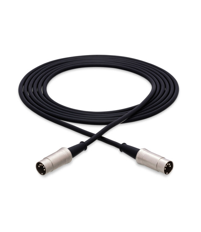 Hosa MID-510 Pro Midi Cable, 5-Pin DIN to Same - 10 Foot