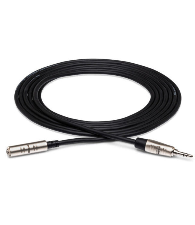 Hosa HXMM-010 Pro Headphone Extension Cable, REAN 3.5 mm TRS to 3.5 mm TRS - 10 Foot