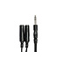 Hosa Hosa YPP-118 Y Cable, 1/4" TRS to Dual 1/4" TRSF - 6"