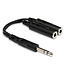 Hosa Hosa YPP-118 Y Cable, 1/4" TRS to Dual 1/4" TRSF - 6"