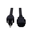 Hosa PWC-148 IEC Power Cord, 14 AWG, IEC C13 to NEMA 5-15P - 8 Foot
