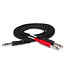 Hosa Hosa STP-203 Insert Cable, 1/4" TRS to Dual 1/4" TS - 3M