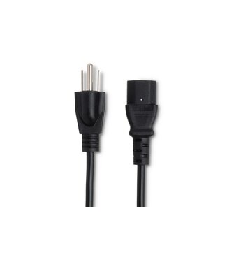 Hosa Hosa PWC-403 IEC Power Cable, 18 AWG, IEC C13 to NEMA 5-15P - 3 Foot