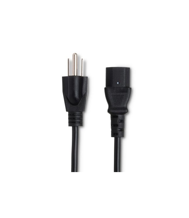 Hosa PWC-403 IEC Power Cable, 18 AWG, IEC C13 to NEMA 5-15P - 3 Foot