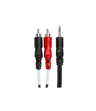 Hosa Hosa CMR-210 Stereo Breakout Cable, 3.5 mm TRS to Dual RCA - 10 Foot