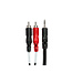 Hosa CMR-210 Stereo Breakout Cable, 3.5 mm TRS to Dual RCA - 10 Foot