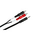 Hosa CMR-210 Stereo Breakout Cable, 3.5 mm TRS to Dual RCA - 10 Foot