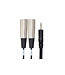 Hosa CYX-403M Stereo Breakout Cable, 3.5 mm TRS to Dual XLR3M - 3m