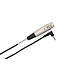 Hosa XVM-305F Camcorder Mic Cable, XLR3F to Right-angle 3.5 mm TS - 5 Foot