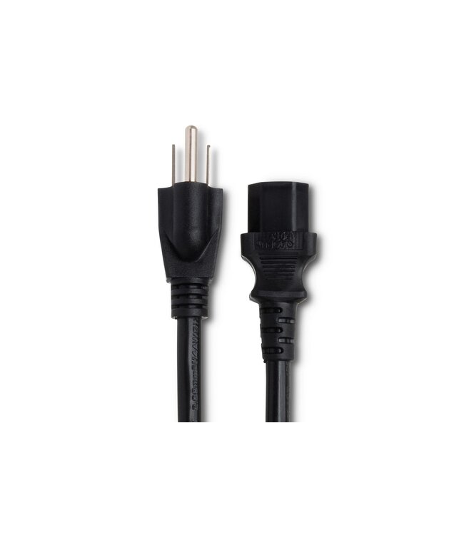 Hosa Hosa PWC-408 IEC Power Cord, 14 AWG, IEC C13 to NEMA 5-15P - 8 Foot