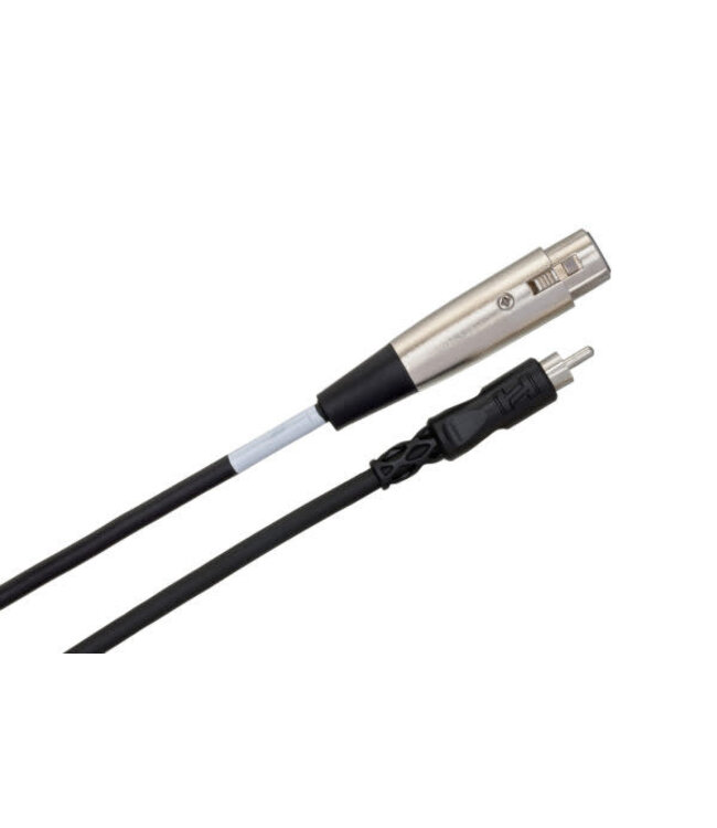 Hosa XRF-105 Unbalanced Interconnect Cable,  XLR3F to RCA - 5 Foot