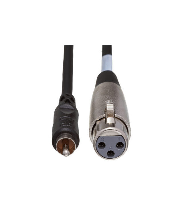 Hosa XRF-105 Unbalanced Interconnect Cable,  XLR3F to RCA - 5 Foot