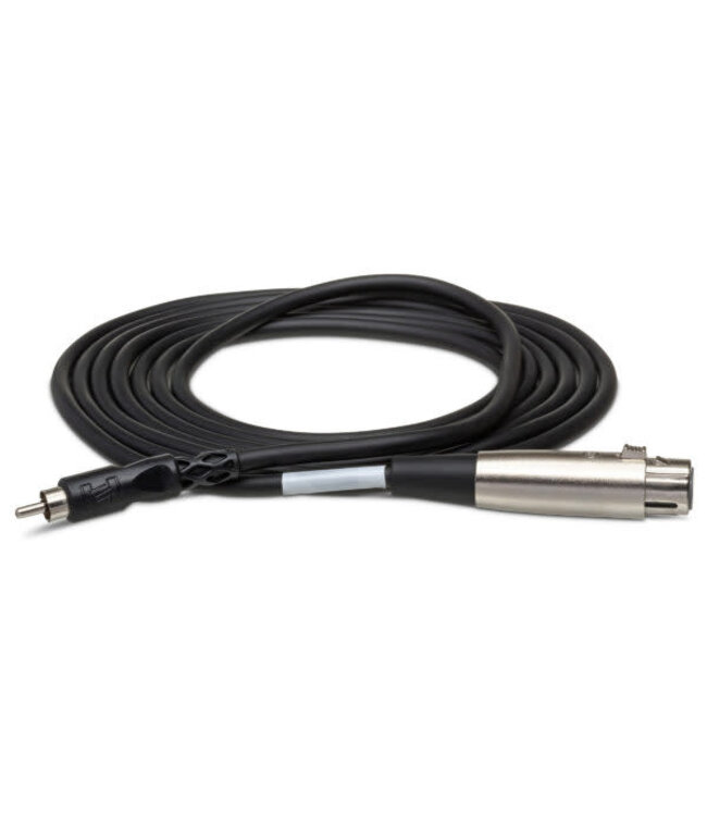 Hosa XRF-105 Unbalanced Interconnect Cable,  XLR3F to RCA - 5 Foot
