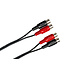 Hosa MID-202 Dual MIDI Cable, Dual 5-pin DIN to Same - 2M