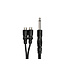 Hosa YPR-103 Y Cable, 1/4" TS to Dual RCAF - 6"