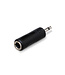 Hosa GMP-113 Mono Adapter, 1/4" TS to 3.5 mm TS