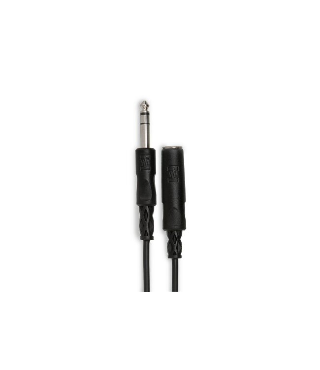 Hosa HPE-325C Headphone Extention Cable, 1/4" TRS to 1/4" TRS - Coil 25 Foot