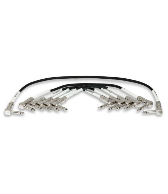 Hosa Hosa CPE-411 Guitar Patch Cables, Hosa Right-angle to Same, 6-pc Various Lengths